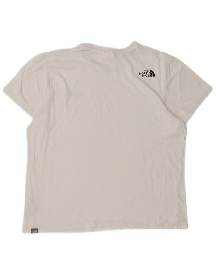 THE NORTH FACE T-Shirt Homme Haut Large Blanc Coton