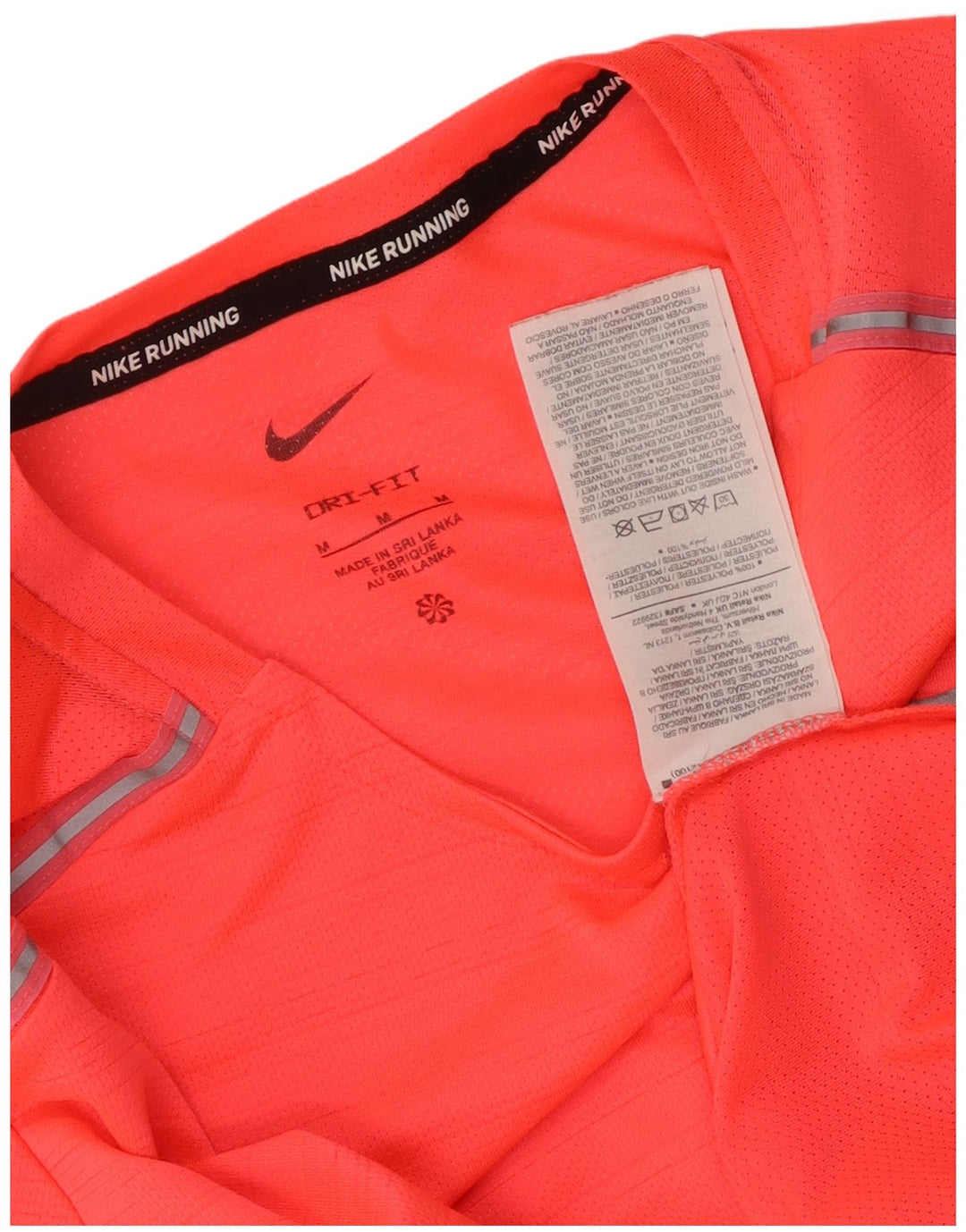 Nike Hommes Dri Fit T-Shirt Haut Rose Moyen Polyester