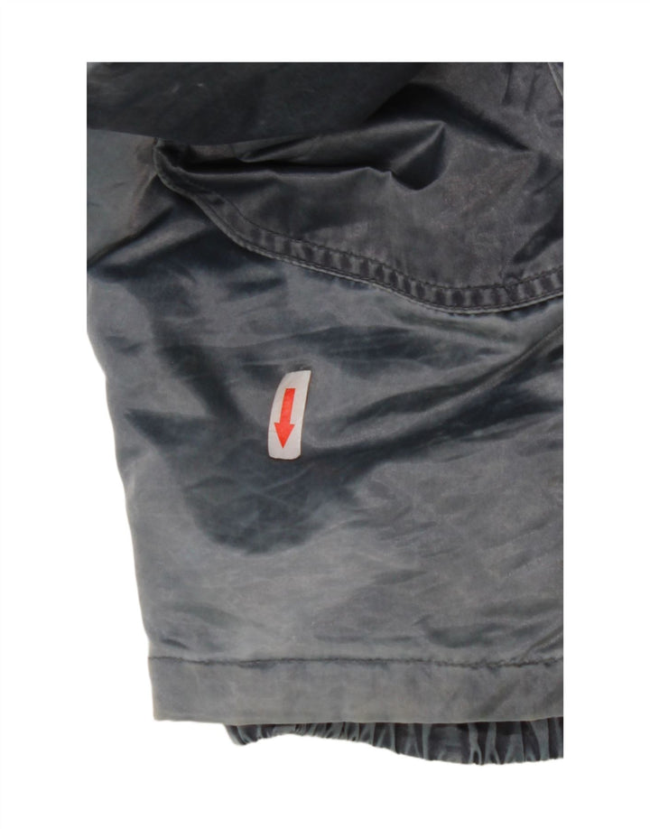 veste coupe-vent surdimensionnée à capuche vintage pour femmes IT 44 Bleu moyen