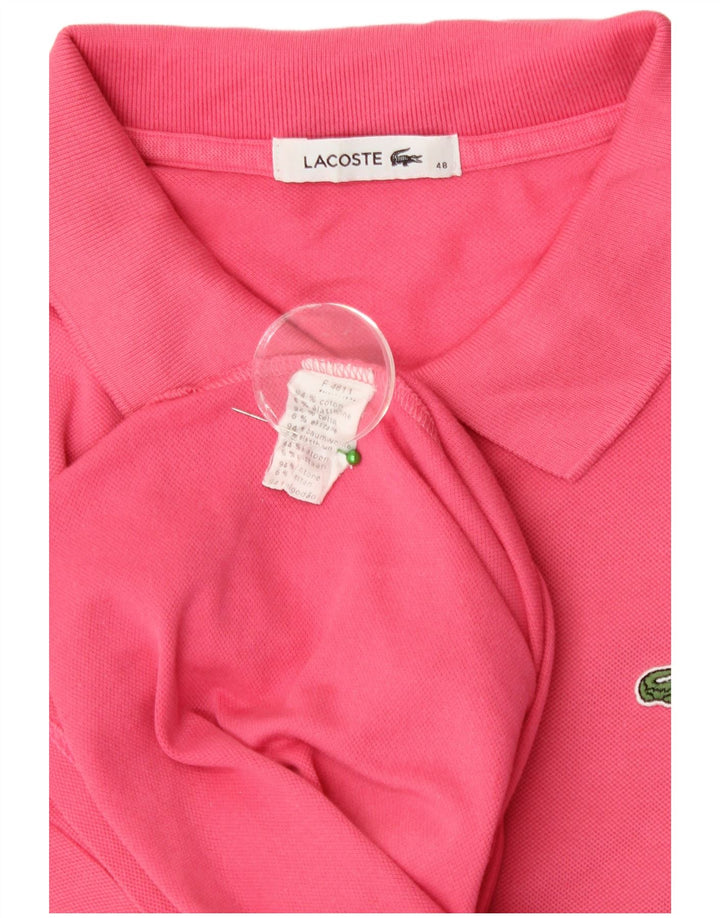 Lacoste Polo Femme Taille 48 XL Coton Rose