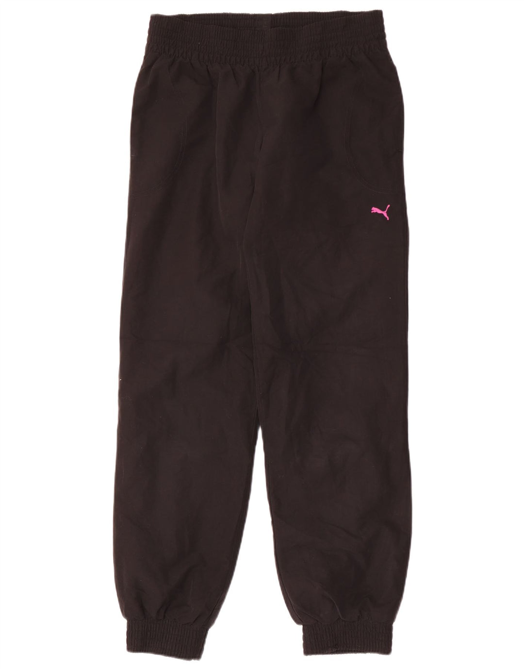 Puma Pantalon de survêtement pour femme Joggers UK 12 Medium Noir Polyester