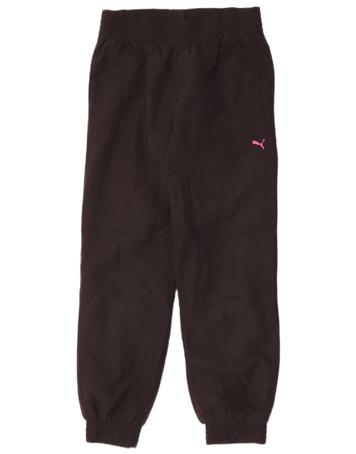 Puma Pantalon de survêtement pour femme Joggers UK 12 Medium Noir Polyester