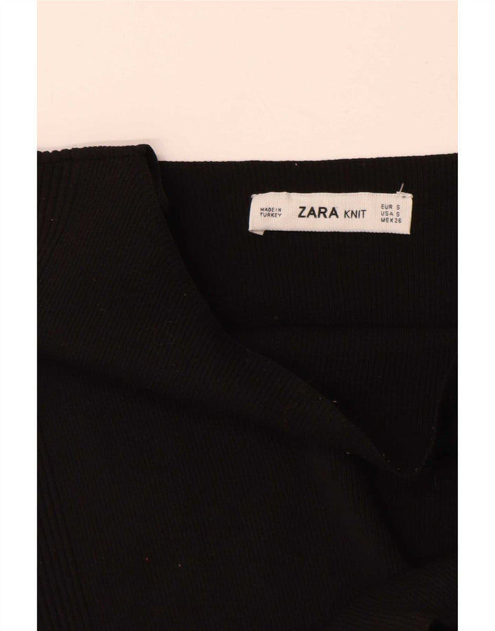Zara Femme Débardeur UK 10 Petit Noir