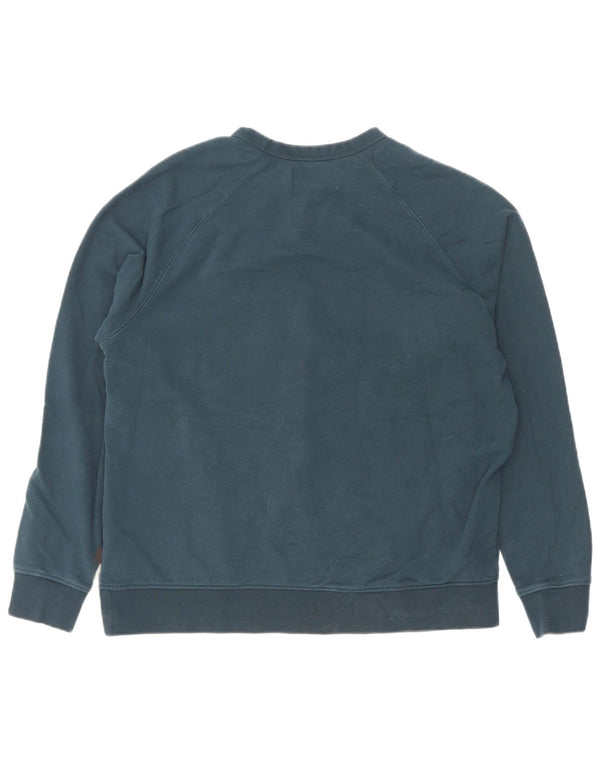 Marks & Spencer Sweat-Shirt Homme Bleu Moyen Coton