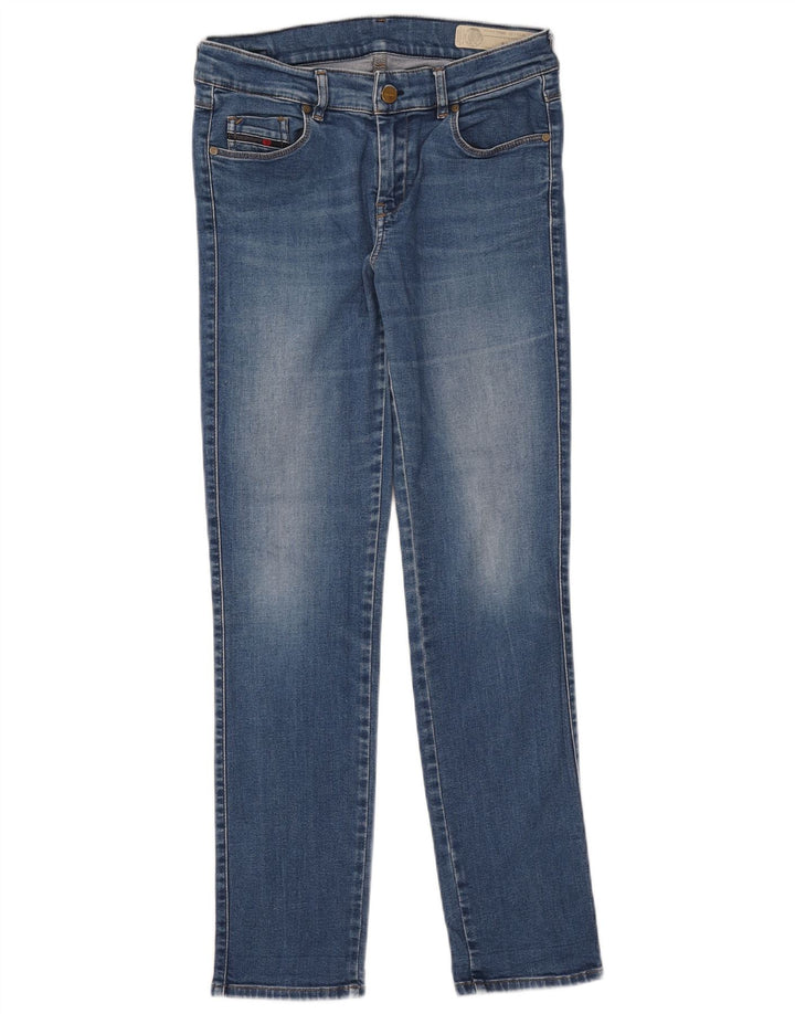 Diesel Femme Sandy Regular Slim Jean Droit W28 L29 Bleu Coton
