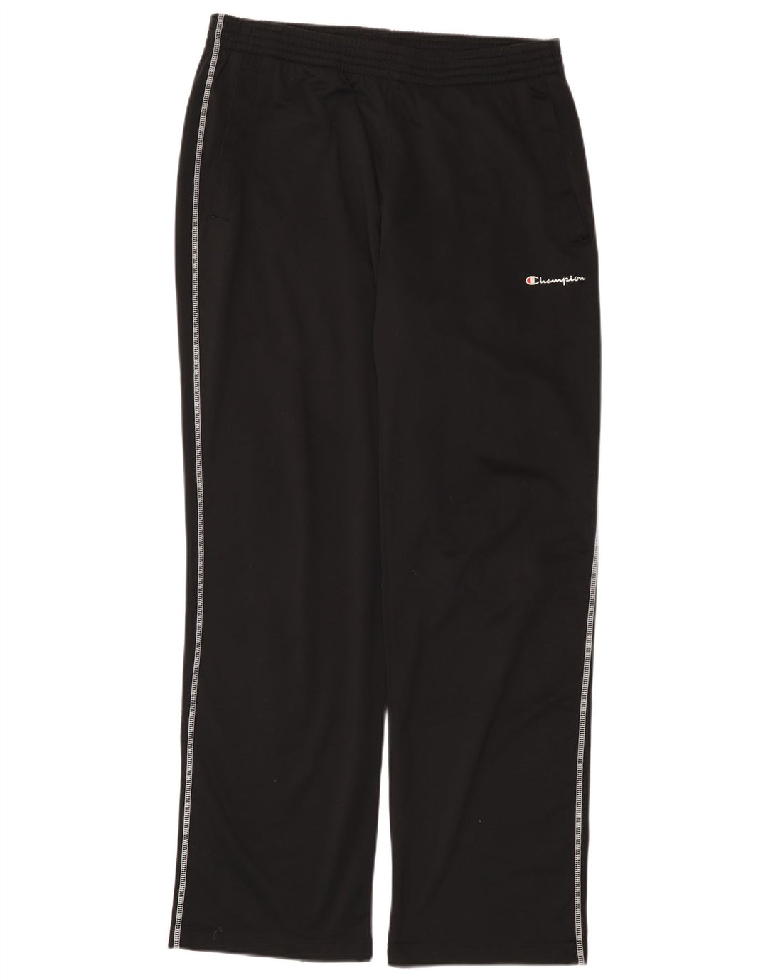 Champion Pantalon de survêtement pour homme Large Noir Polyester