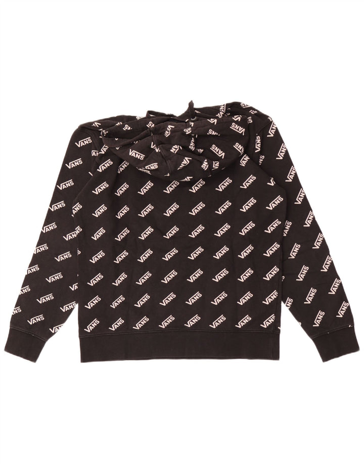 Vans Pull à capuche graphique en coton noir moyen pour homme