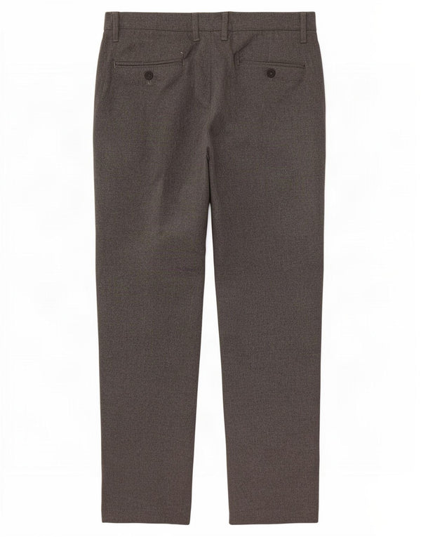 Zara Pantalon Chino Pegged Homme EU 44 Large W34 L28 Gris