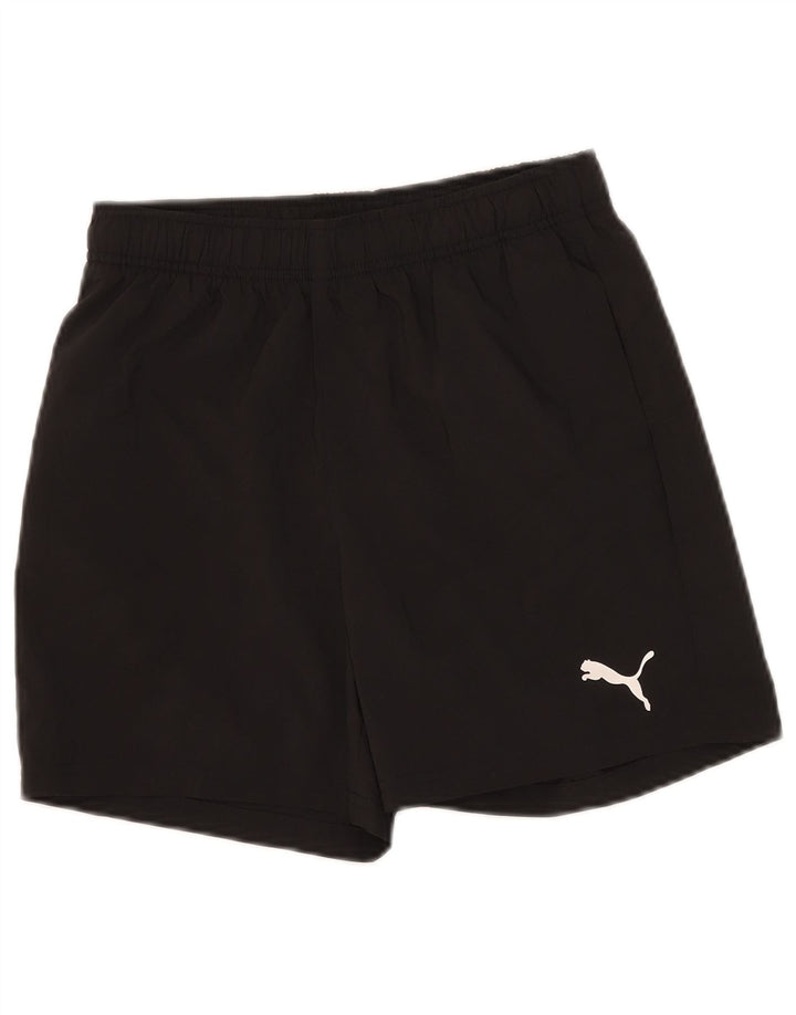 Puma Short de Sport Garçon 13-14 ans Noir Polyester