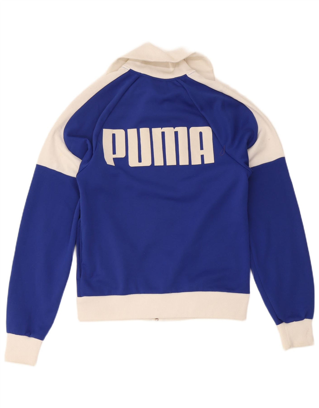 Puma Veste de Survêtement Graphique Homme Petit Bleu Colorblock Polyester