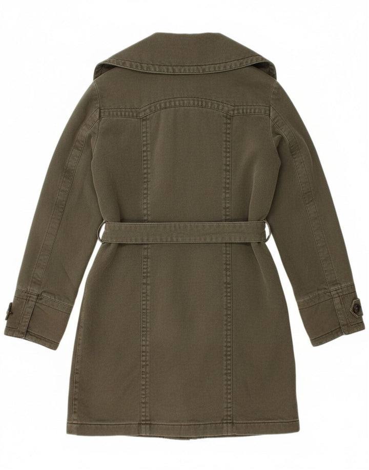 Marlboro Classics Manteau coupe-vent pour femme UK 12 Coton vert moyen