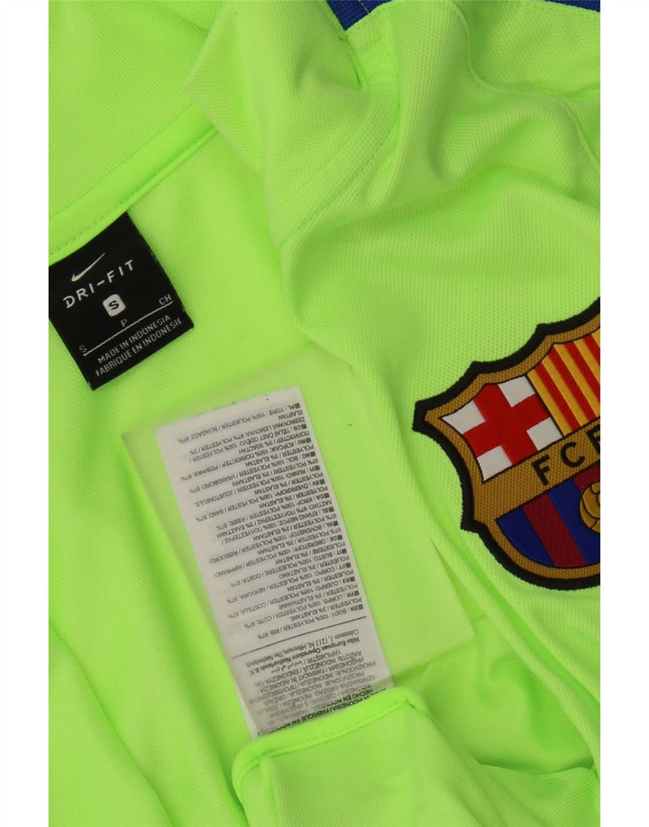 Nike Hommes FCB Survêtement Top Veste Petit Vert Colorblock Polyester