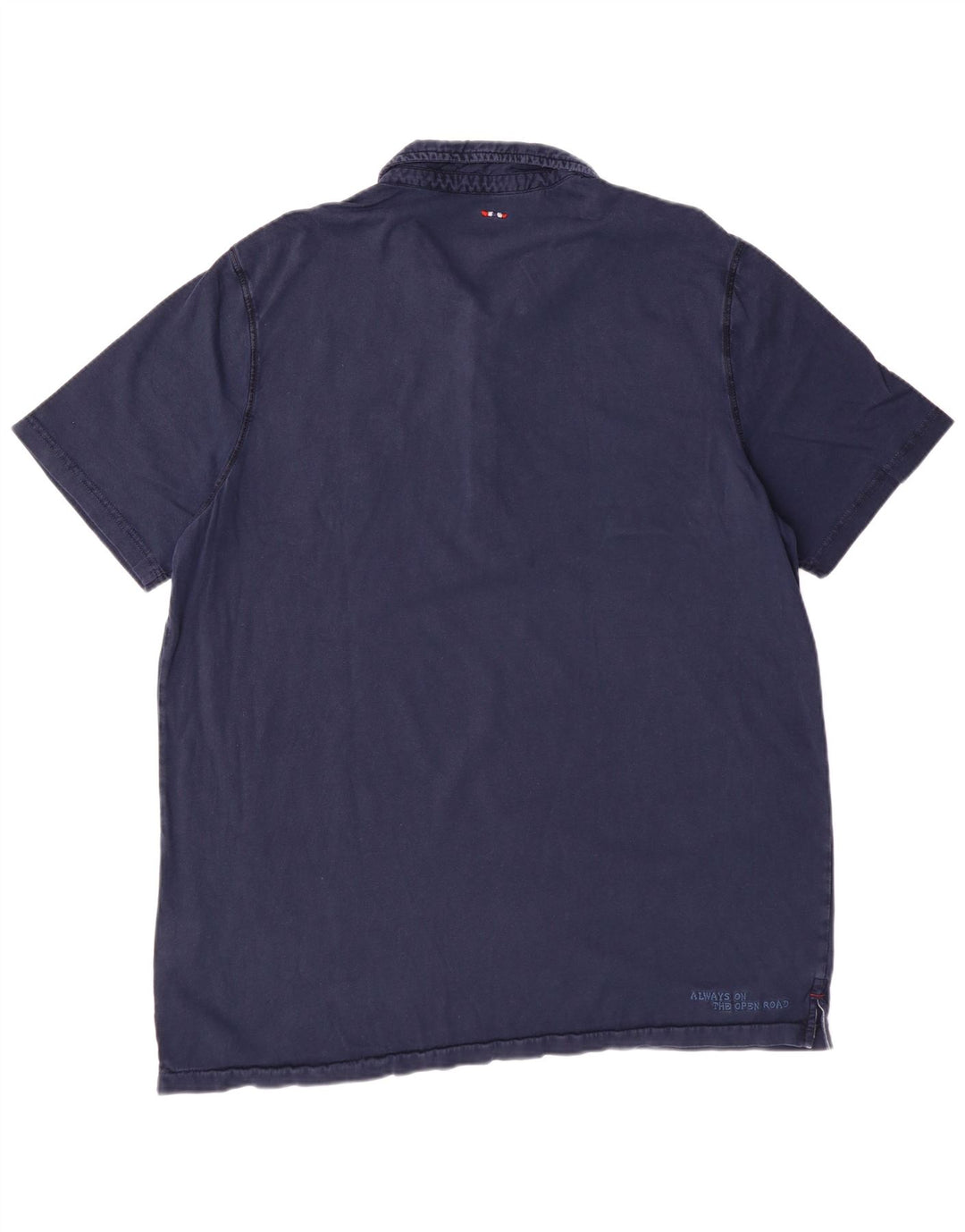 NAPAPIJRI Polo graphique homme 3XL bleu marine coton