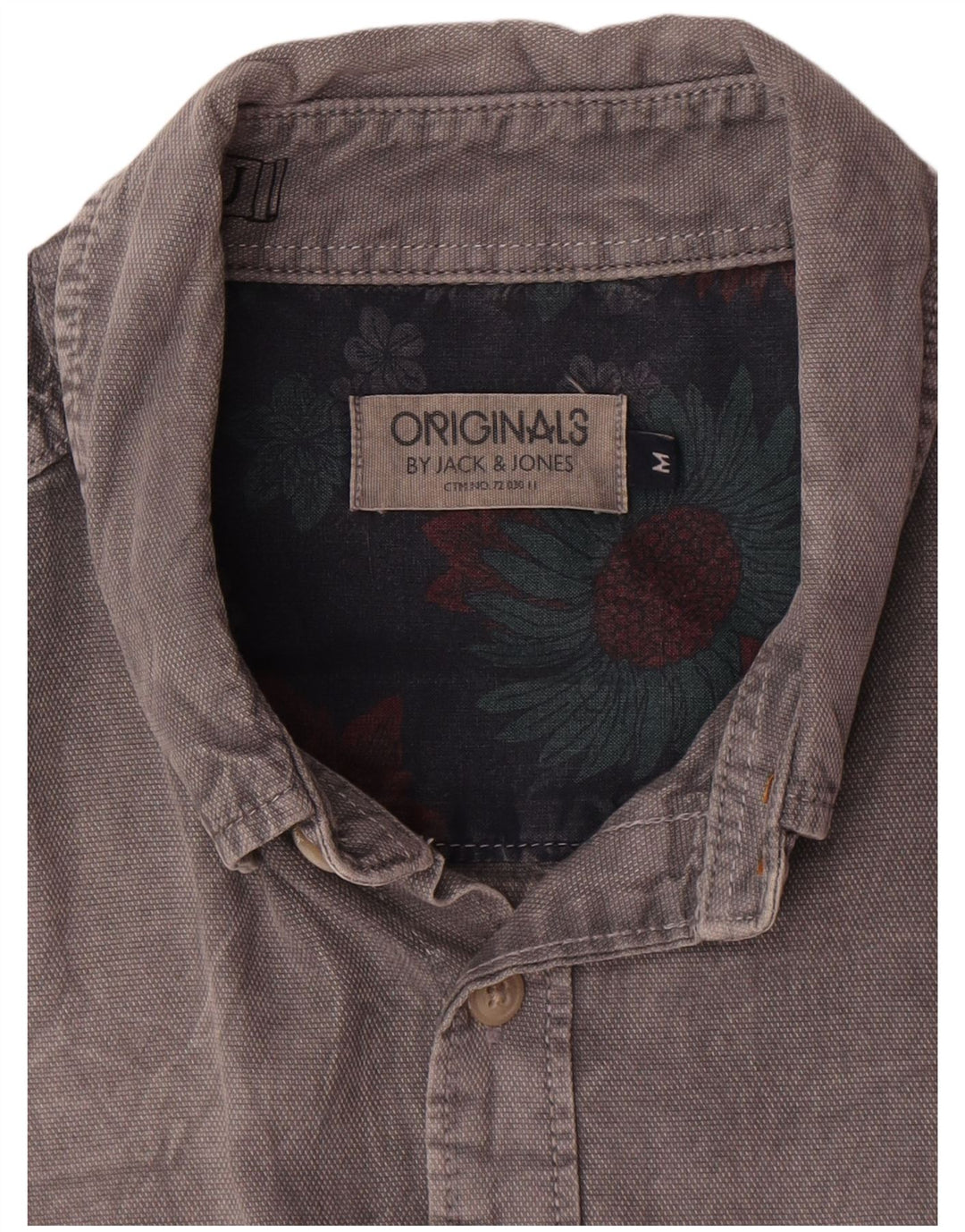 Jack & Jones Chemise Homme Gris Moyen Coton