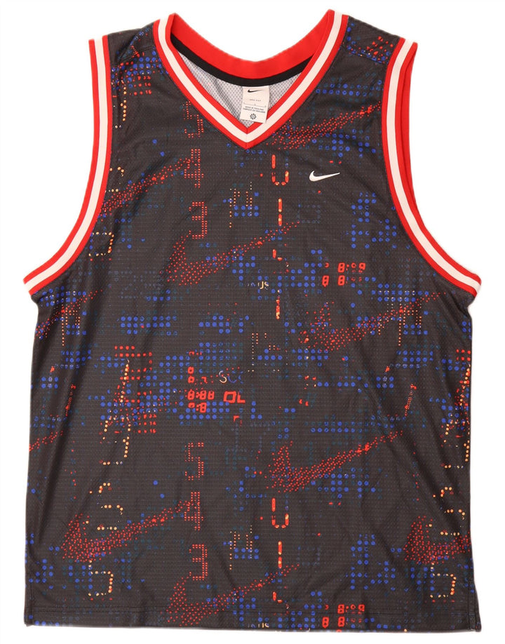 Nike Mens Graphic Débardeur Large Multicolore Polyester