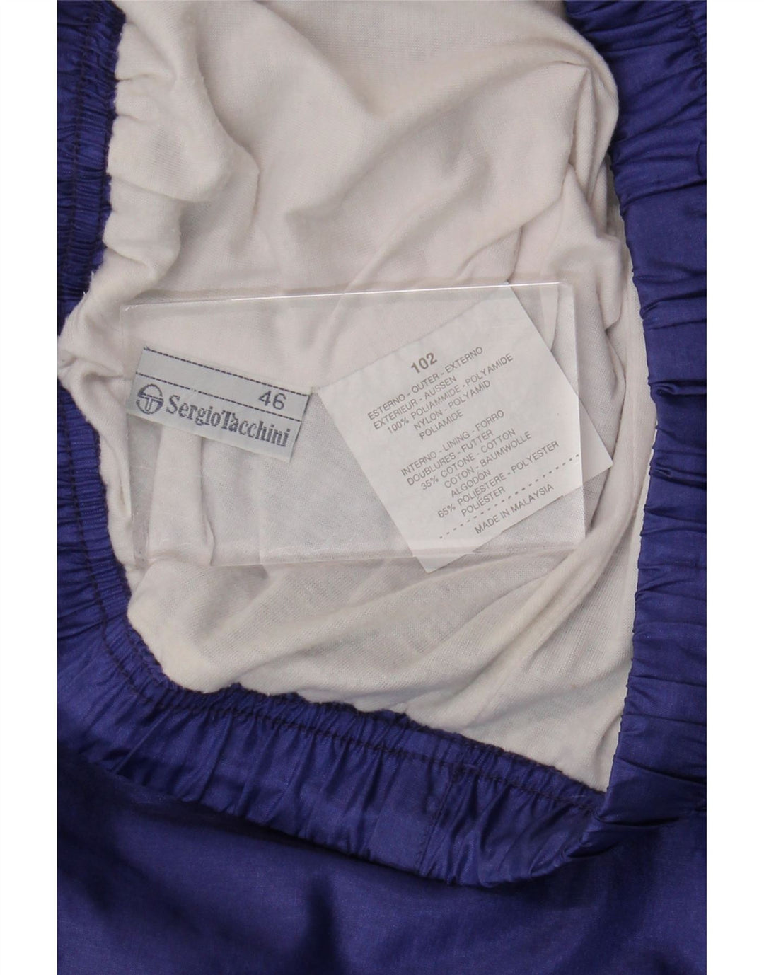 Sergio Tacchini Survêtement complet pour homme IT 46 Small Bleu Colourblock Polyamide