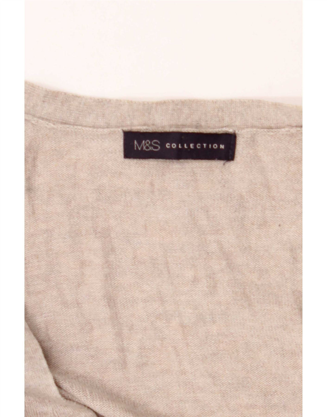 Marks & Spencer Pull Cardigan pour Femme UK 14 Gris Moyen