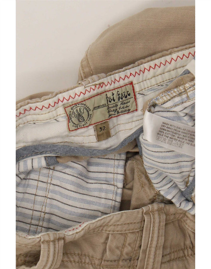 Fat Face Short décontracté pour homme Medium W32 Beige Coton