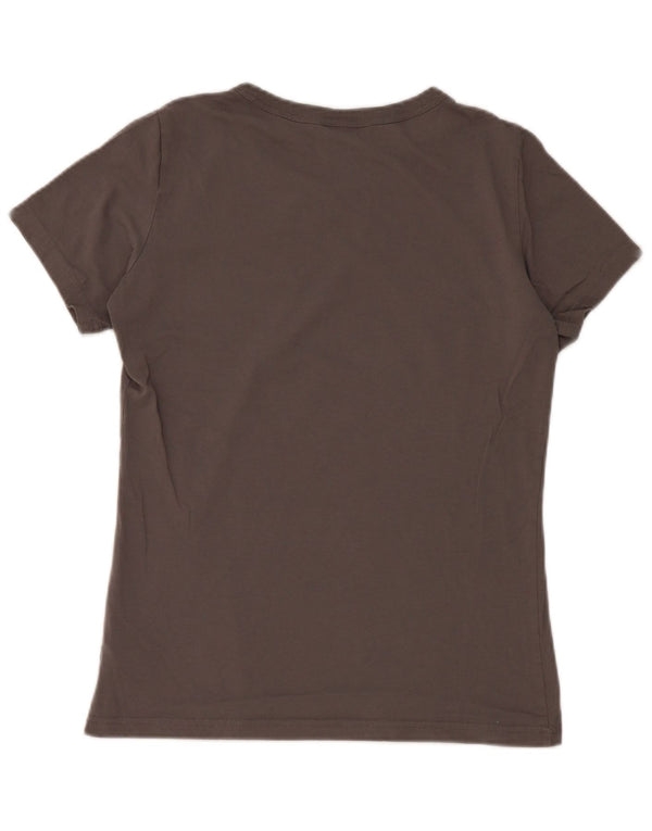 G-Star T-shirt graphique pour femme UK 12 Gris moyen Coton