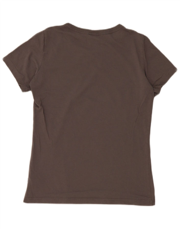 G-Star T-shirt graphique pour femme UK 12 Gris moyen Coton