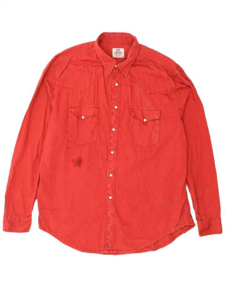 Levi's Chemise Homme 2XL Rouge Coton