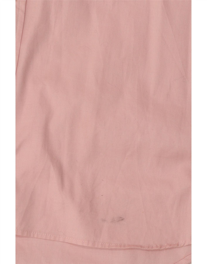 LACOSTE Chemise Homme Manches Courtes Regular Fit Taille 44 XL Coton Rose