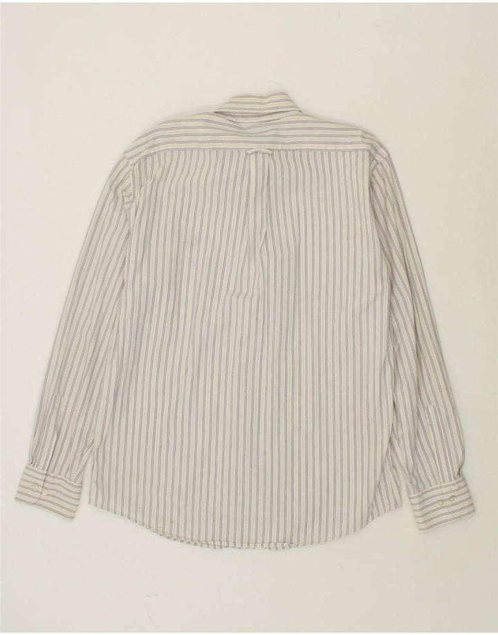 FRED PERRY Chemise Homme XL Blanc Rayé Coton