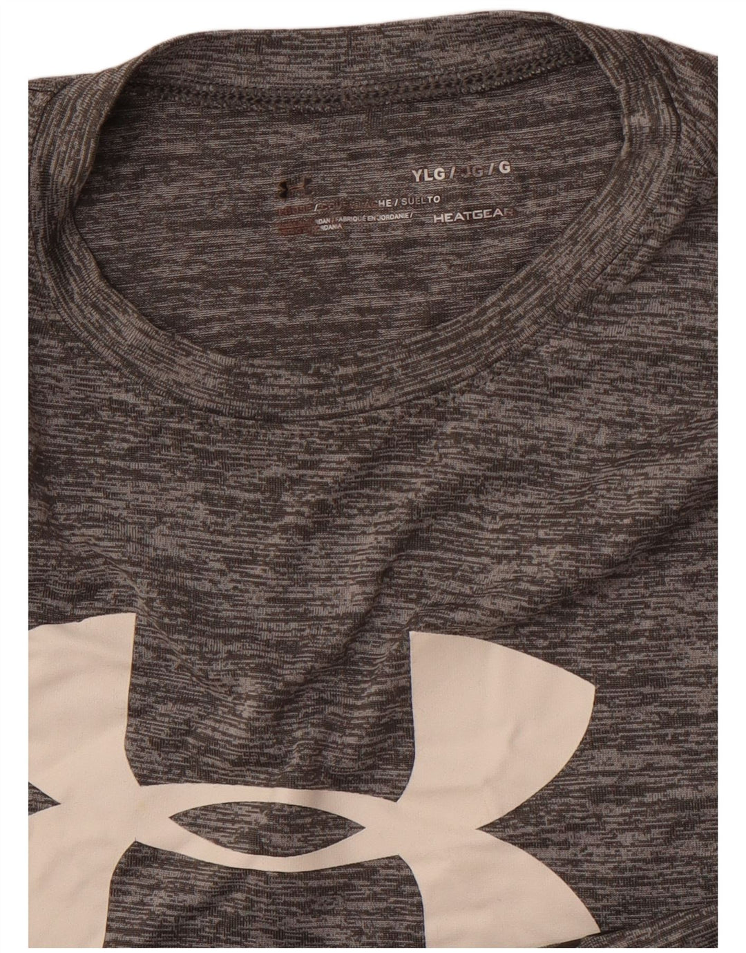 UNDER ARMOUR T-shirt graphique Heat Gear pour garçon 11-12 ans Grand Gris