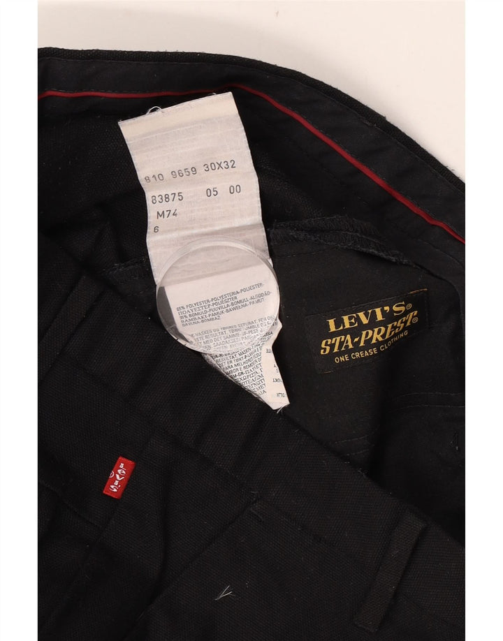 Levi's Pantalon Chino Droit Homme W30 L28 Noir Polyester