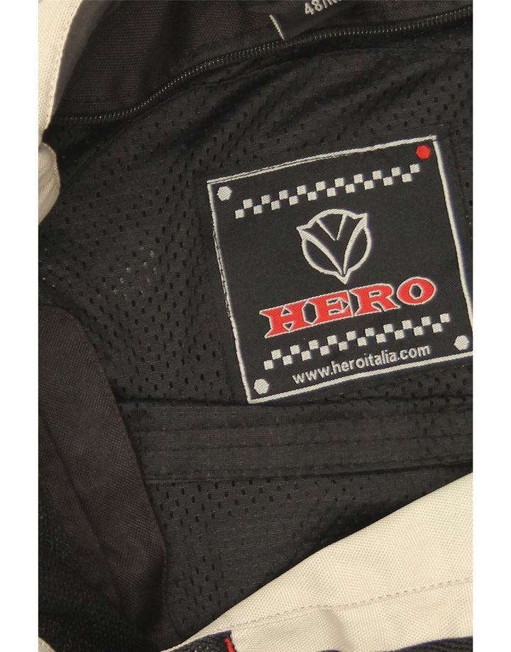 Aprilia Veste Graphic Racer pour homme UK 38 Medium Noir Colorblock Polyester