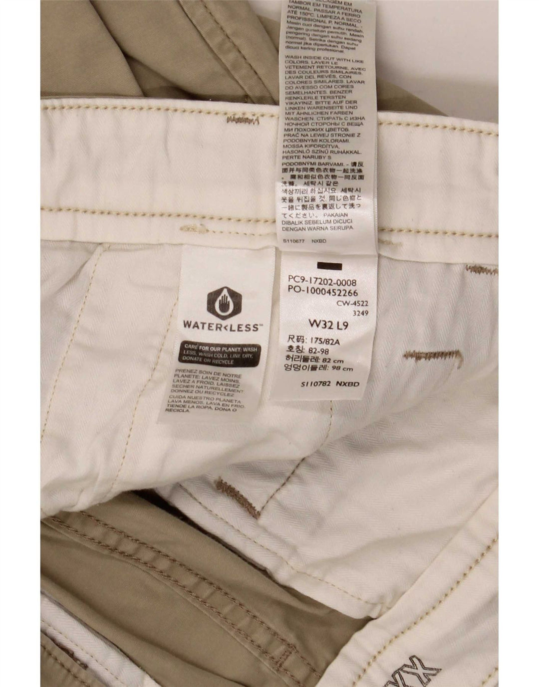 Levi's Short Chino Homme W32 Coton Beige Moyen