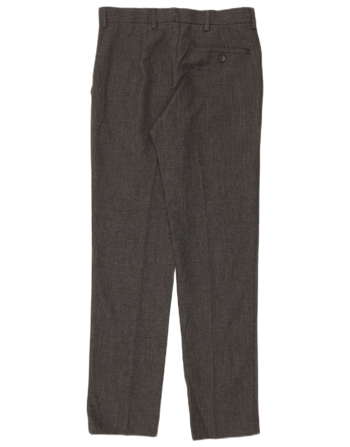 Marks & Spencer Pantalon Chino Slim Homme W28 L31 Gris Polyester