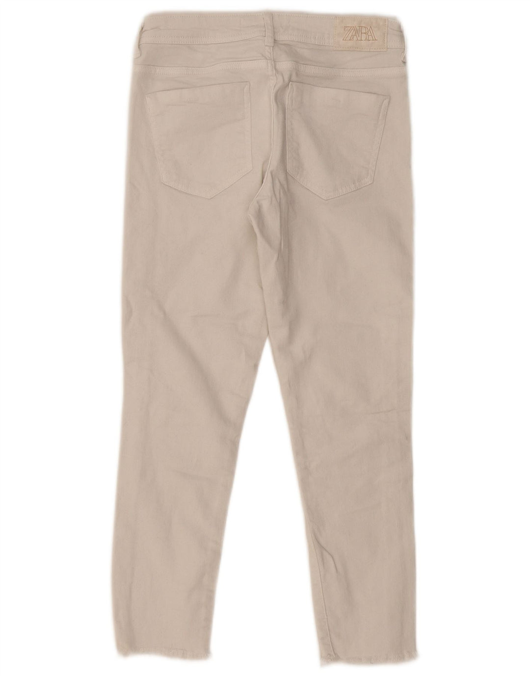 Jean court ZARA pour femme EU 36 XS W26 L24 Blanc