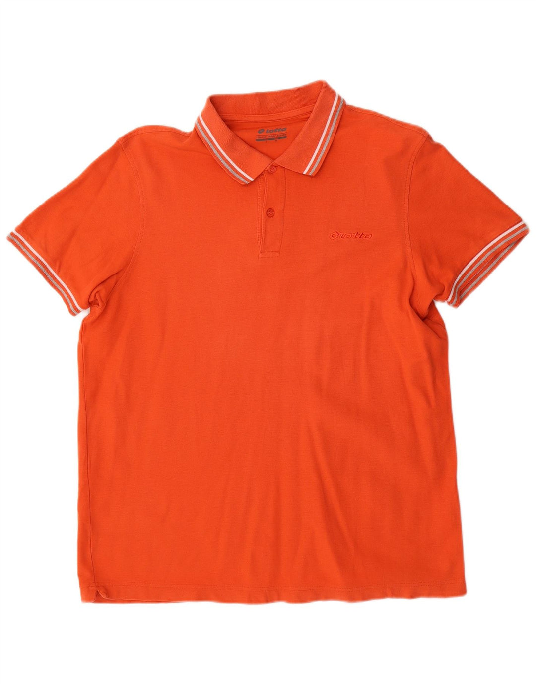 Lotto Polo Homme Grand Orange Coton
