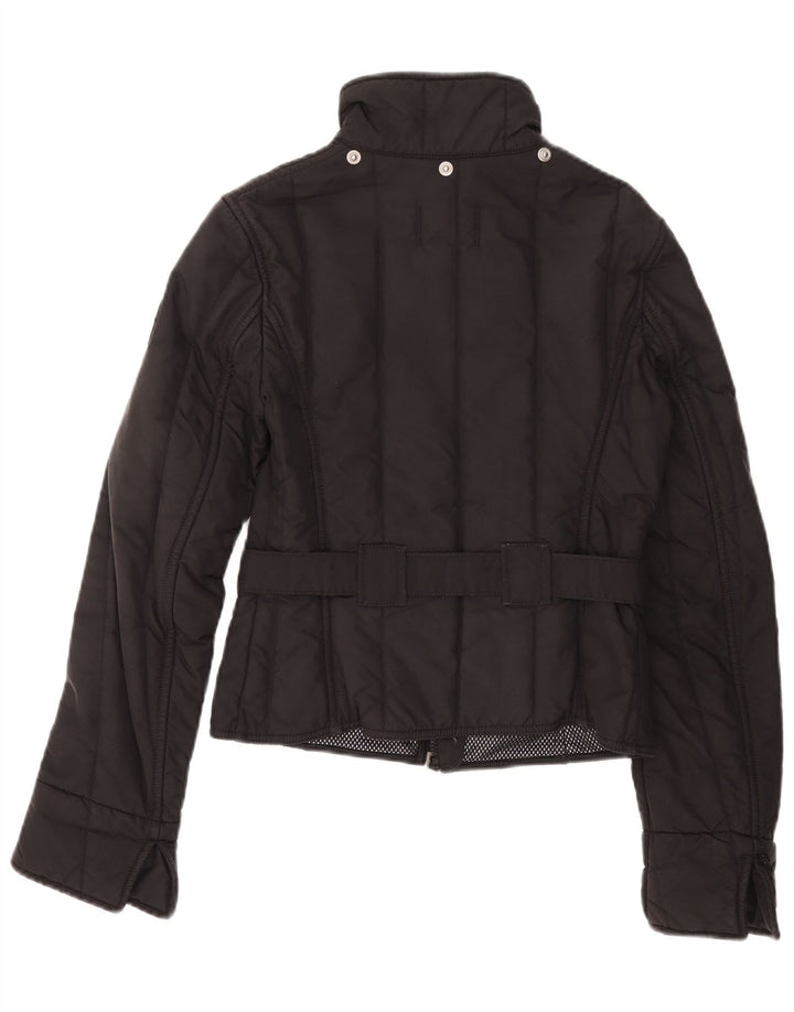 REFRIGIWEAR Veste courte rembourrée pour femme UK 10 Small Noir Polyamide
