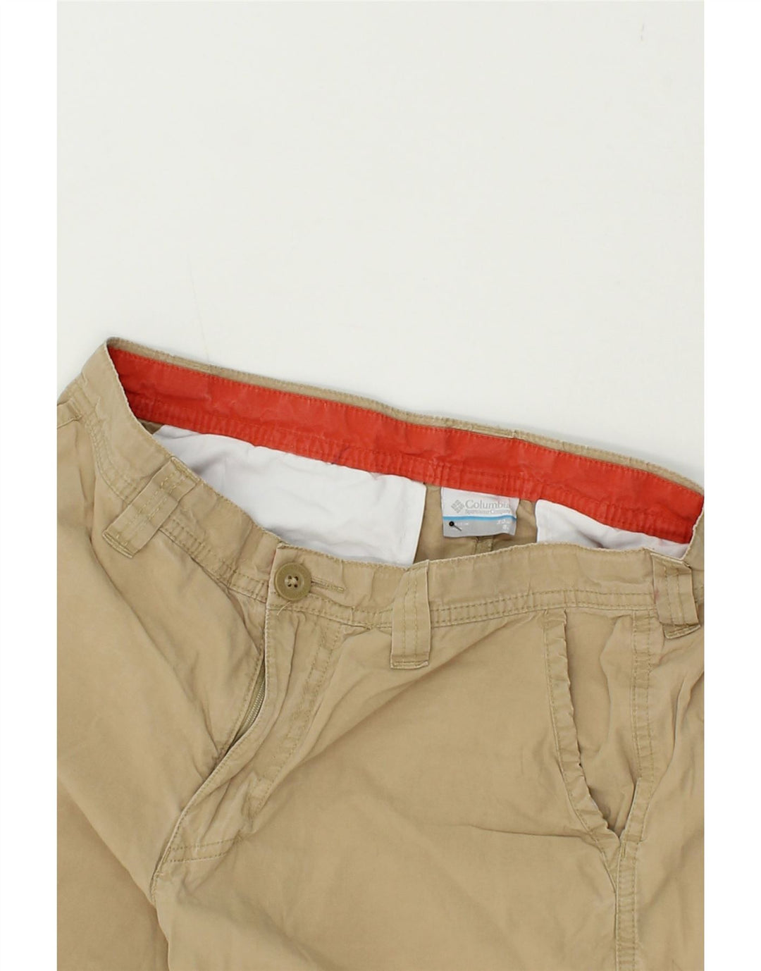COLUMBIA Womens Chino Shorts W30 Medium  Beige Cotton Vintage Columbia and Second-Hand Columbia from Messina Hembry 