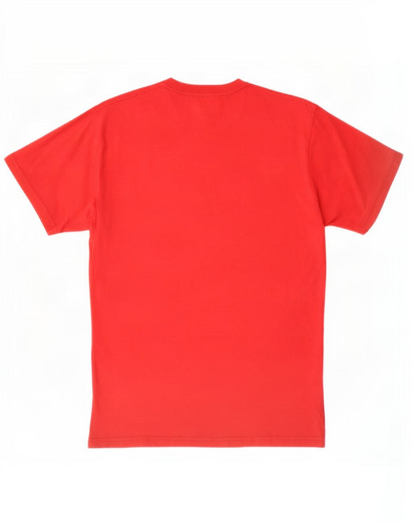 Vans Homme Coupe Classique T-Shirt Graphique Haut Rouge Moyen Coton