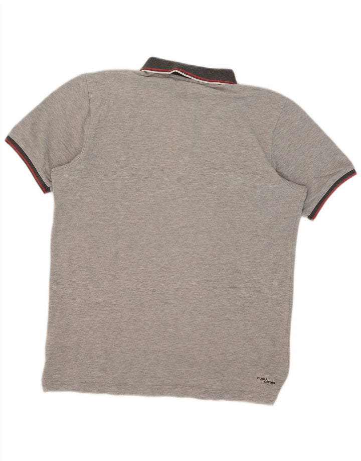 Adidas Polo Clima 365 Homme Gris Moyen Coton