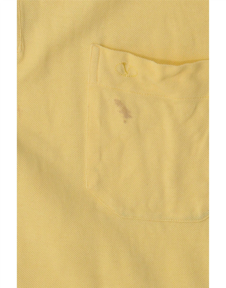 Polo Homme Valentino Large Jaune Coton