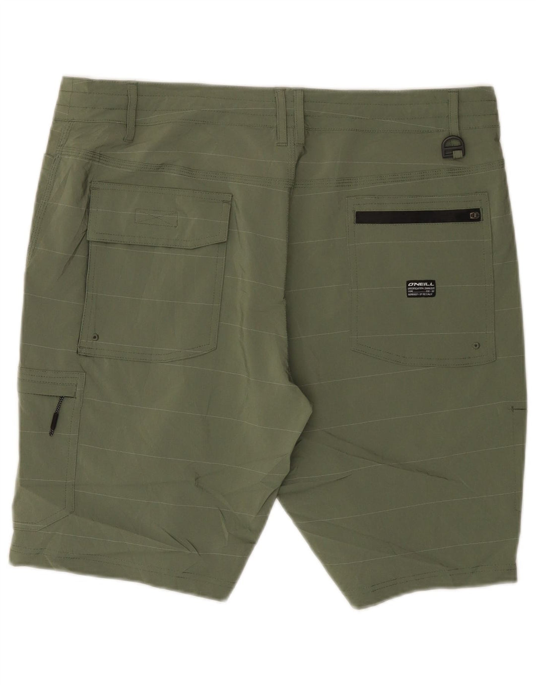 O'Neill Short Cargo Homme W36 Large Kaki Rayé Polyester