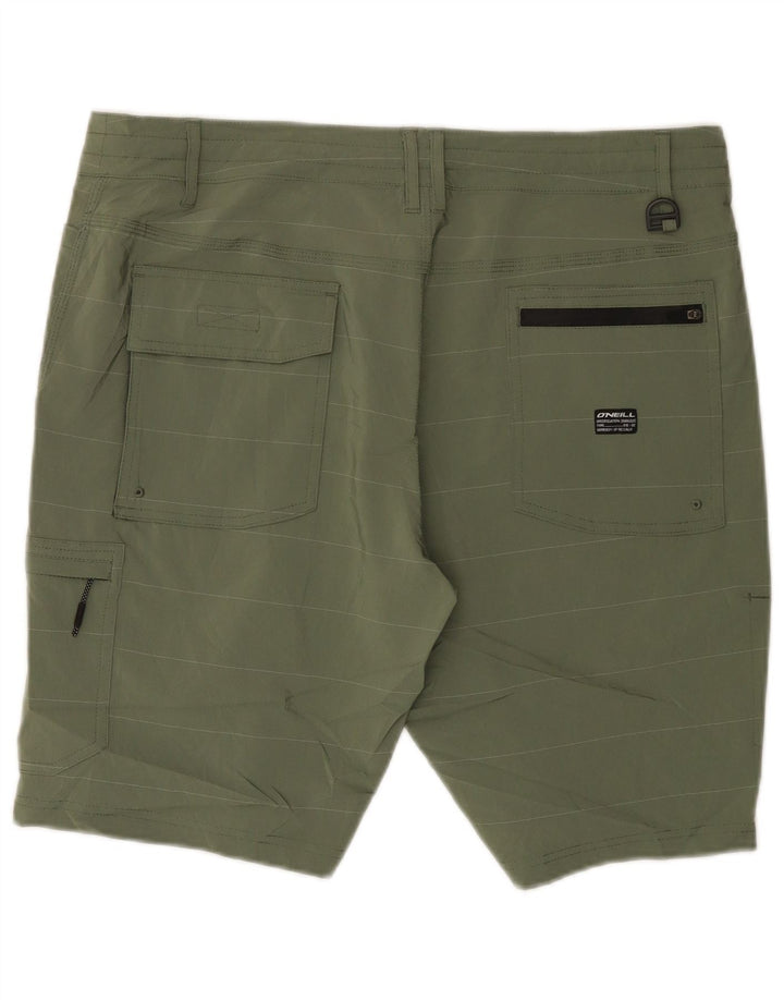 O'Neill Short Cargo Homme W36 Large Kaki Rayé Polyester