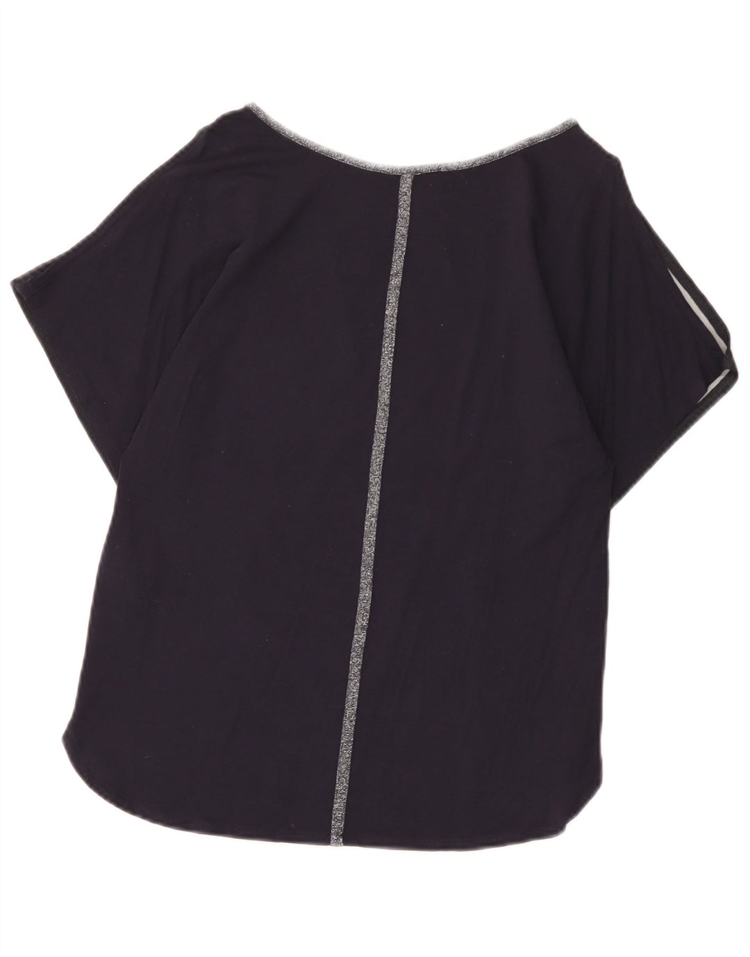 Oasis Chemisier Femme Haut UK 10 Petit Bleu Marine Floral Polyester