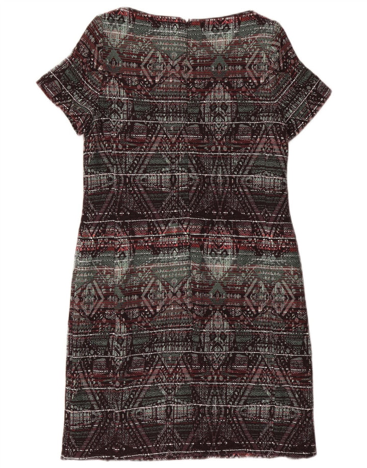 Monsoon Robe droite pour femme UK 10 Small Multicolore Géométrique
