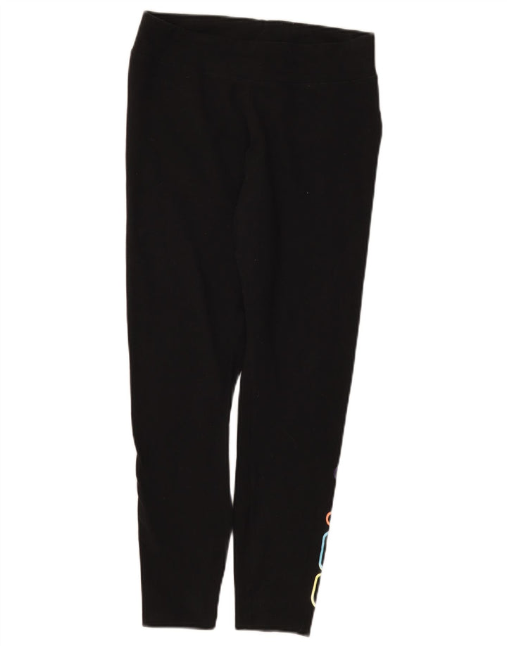 Fila Legging court graphique pour femme UK 12 coton noir moyen