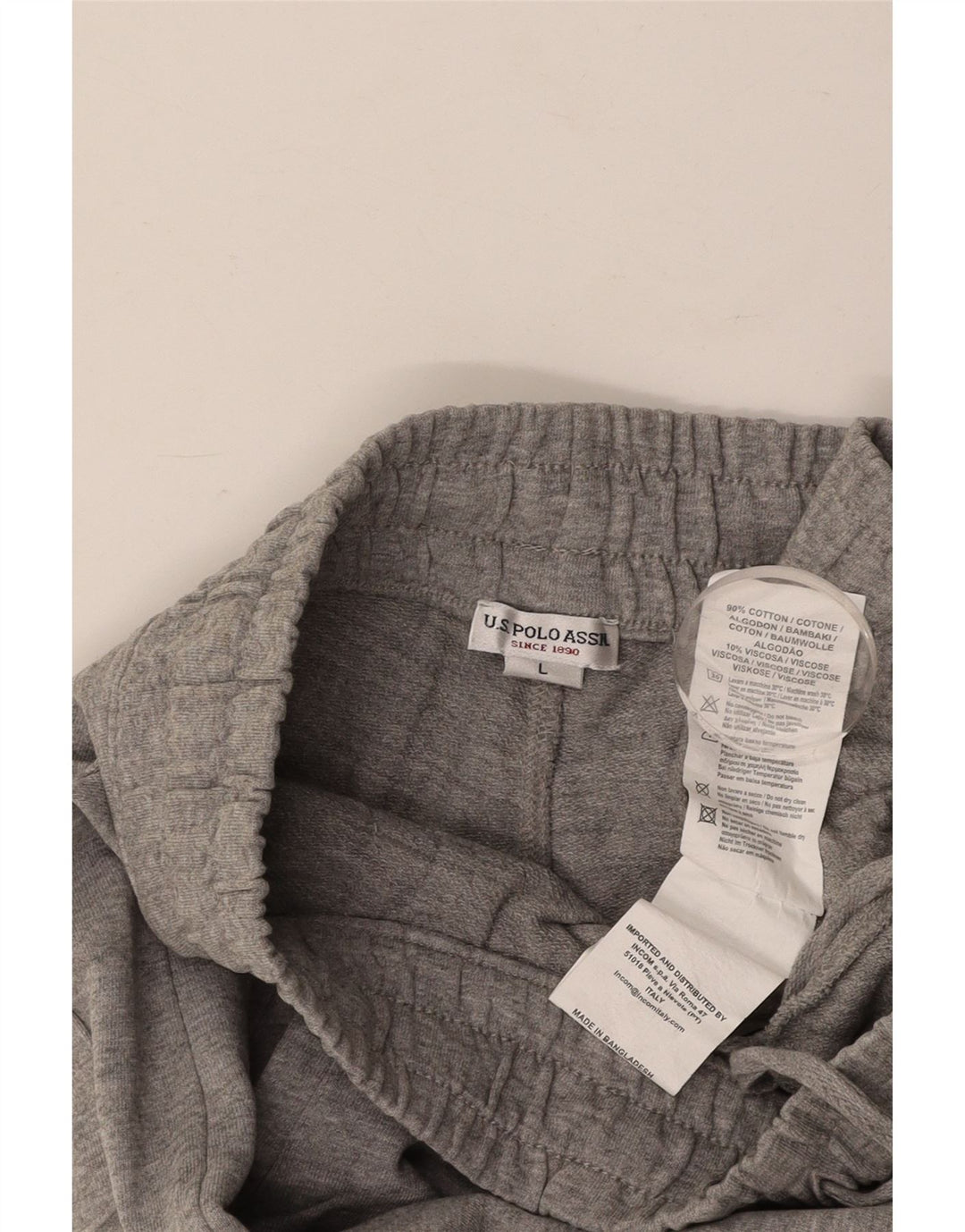 POLO AMÉRICAIN ASSN. Short de sport homme grand coton gris