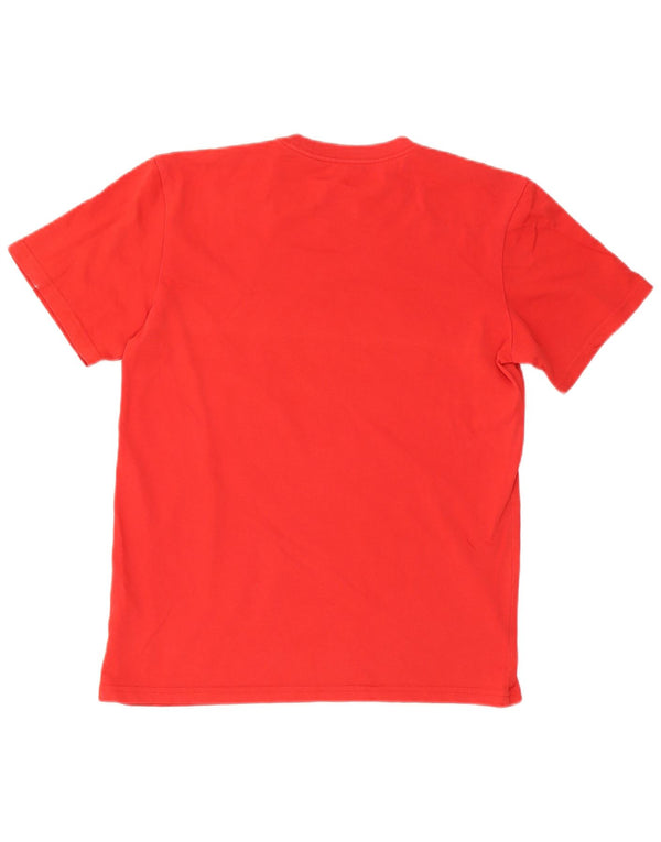 Adidas Mens Chicago Bulls Graphic T-Shirt Top Petit Rouge Coton