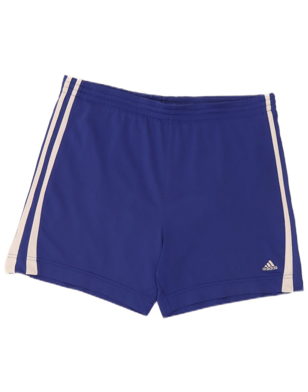 Adidas Short de sport pour homme XL Bleu Polyester