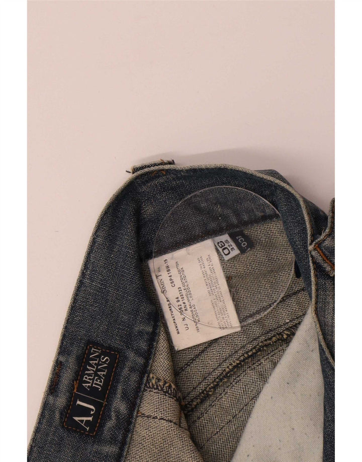 Armani Femme Jean Évasé W30 L33 Bleu Coton