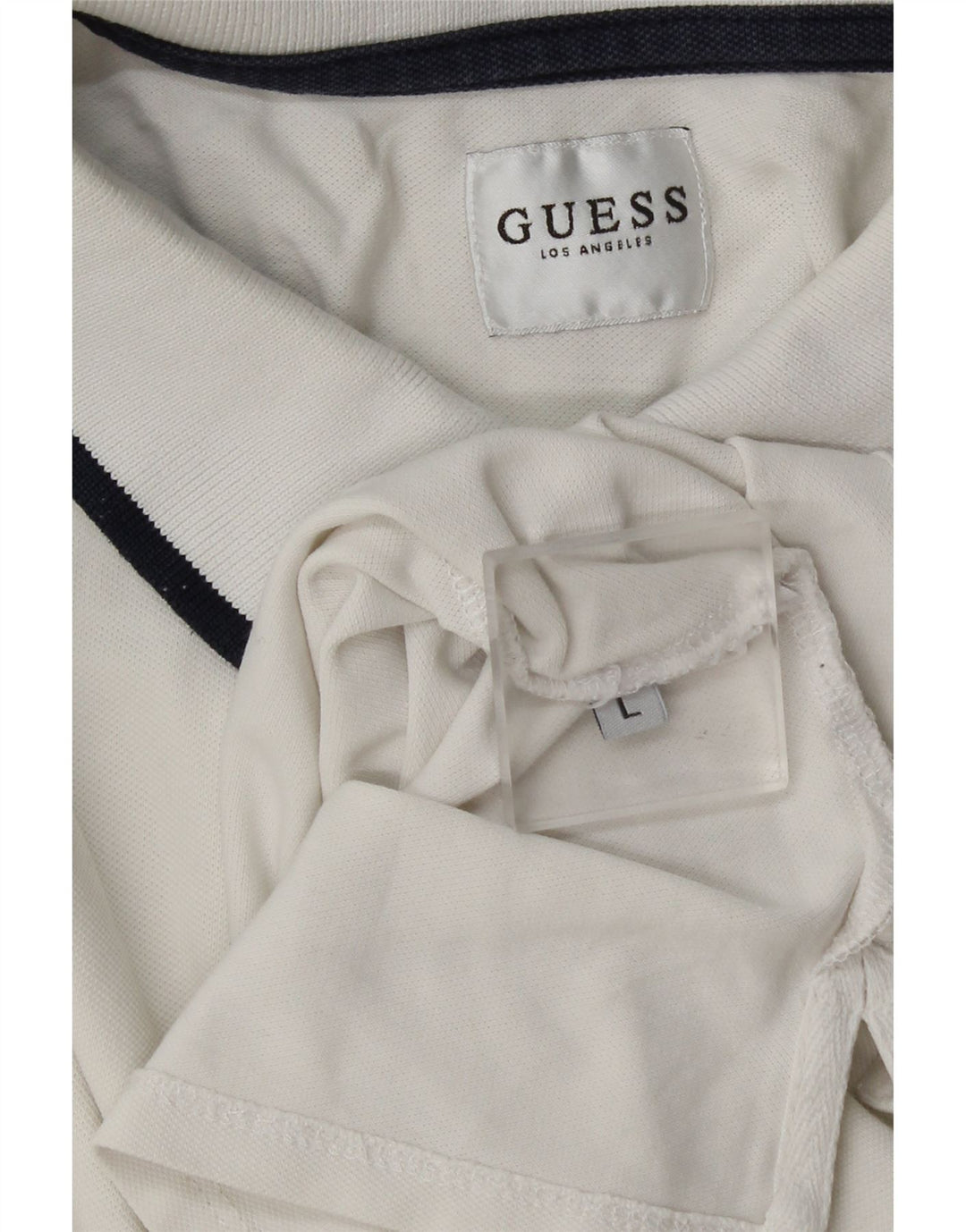Guess Polo Homme Grand Blanc