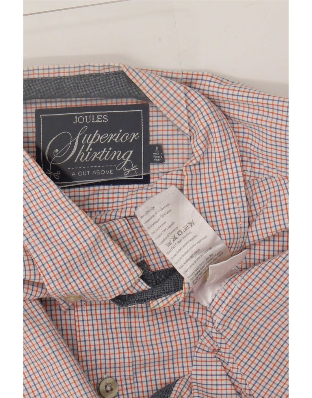 Joules Chemise Homme Medium Multicolore Vichy Coton